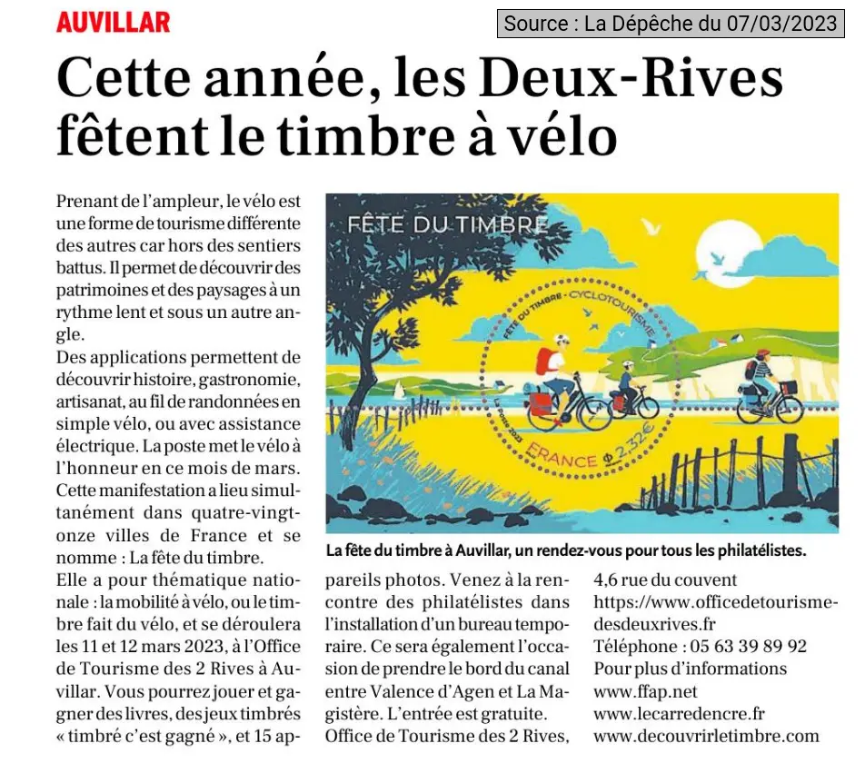 2023 03 07 article presse fete du timbre